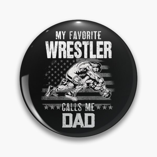 Item preview, Wrestling My Favorite Wrestler Calls Me Dad Backside designed and sold by LillyDalgarno.