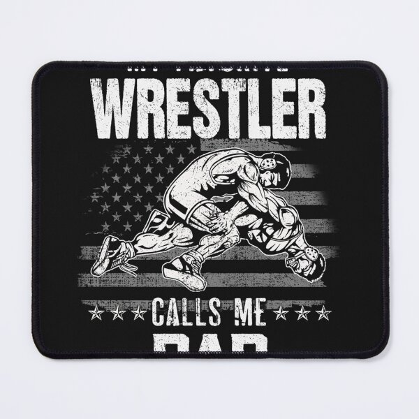 Item preview, Wrestling My Favorite Wrestler Calls Me Dad Backside designed and sold by LillyDalgarno.