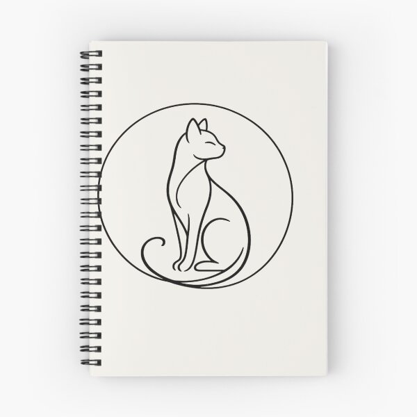 Item preview, Minimalist Cat Line Art - Chic Pet Collection designed and sold by tineldesign.