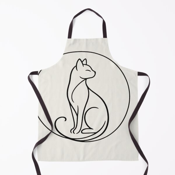 Item preview, Minimalist Cat Line Art - Chic Pet Collection designed and sold by tineldesign.
