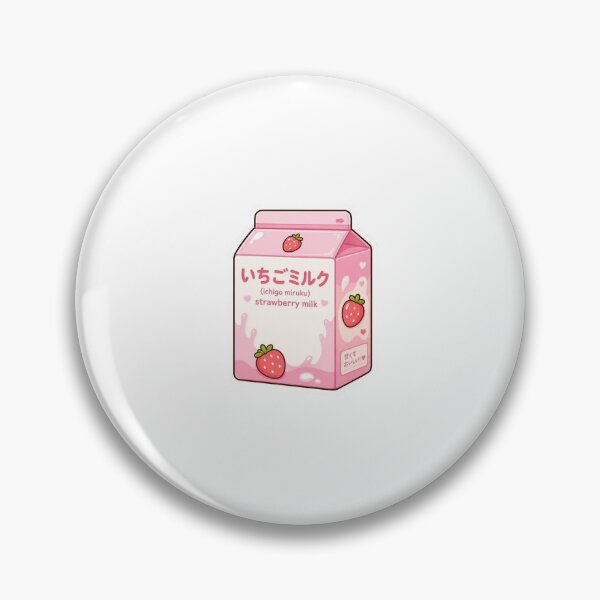 Item preview, Japanese Strawberry Milk Carton Aesthetic Sticker designed and sold by BeYourself321.