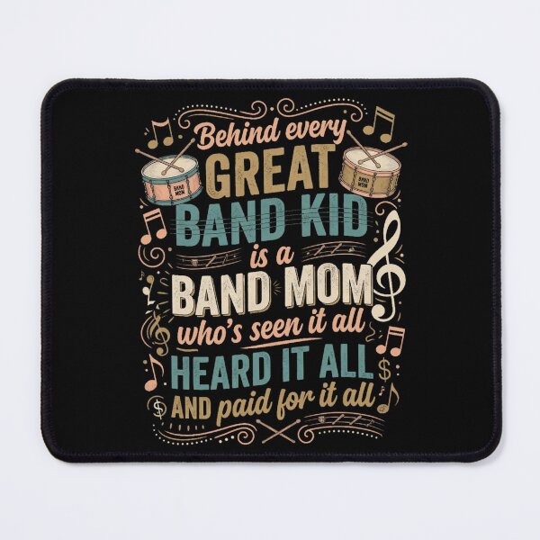Item preview, Funny Behind Every Great Band Kid is A Band Mom designed and sold by CF_VintageDesign.