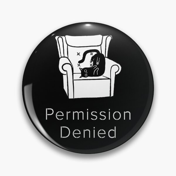 Item preview, Permission Denied | Cat Operating System | Funny Cat Chair Humor designed and sold by ContigoART.