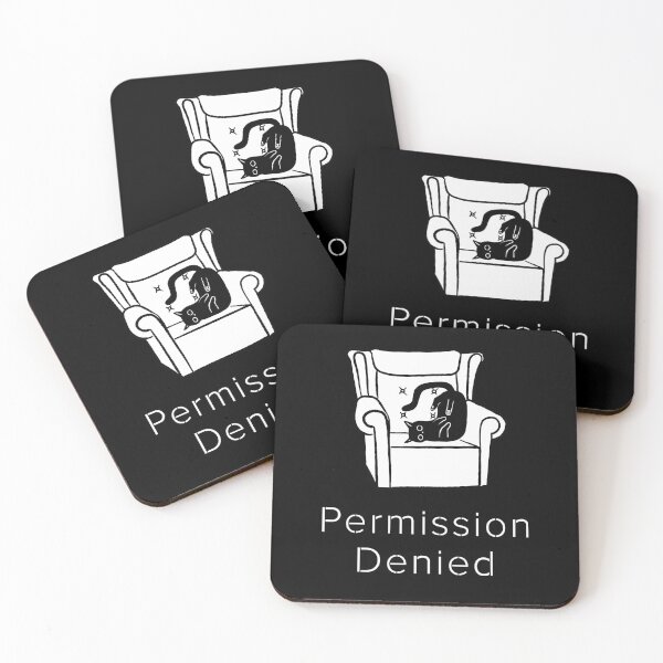 Item preview, Permission Denied | Cat Operating System | Funny Cat Chair Humor designed and sold by ContigoART.