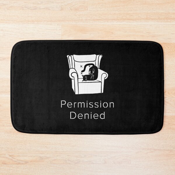 Item preview, Permission Denied | Cat Operating System | Funny Cat Chair Humor designed and sold by ContigoART.