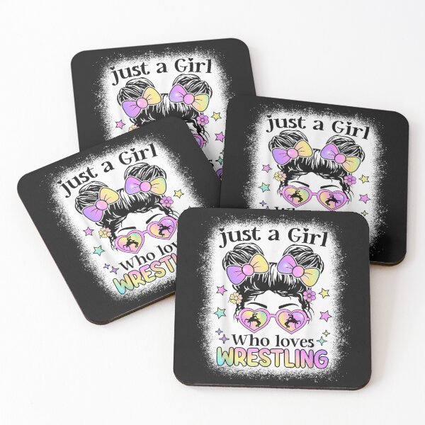 Item preview, Just A Girl Who Loves Wrestling Wrestler Wrestle designed and sold by LillyDalgarno.