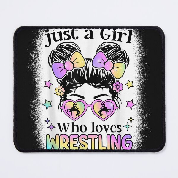 Item preview, Just A Girl Who Loves Wrestling Wrestler Wrestle designed and sold by LillyDalgarno.