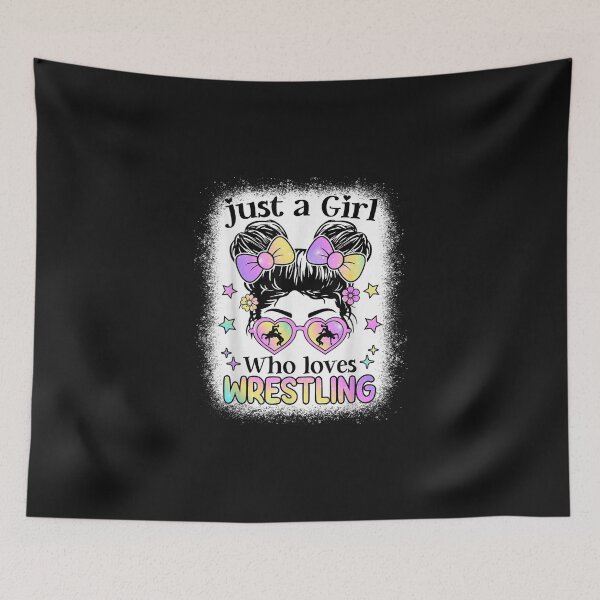 Item preview, Just A Girl Who Loves Wrestling Wrestler Wrestle designed and sold by LillyDalgarno.