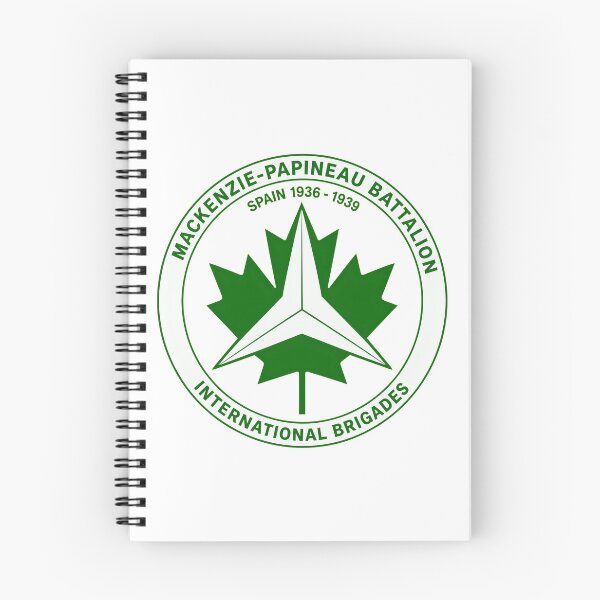 Item preview, Mackenzie Papineau Battalion International Brigades Antifascist Emblem Print designed and sold by PinUpPizzazz.
