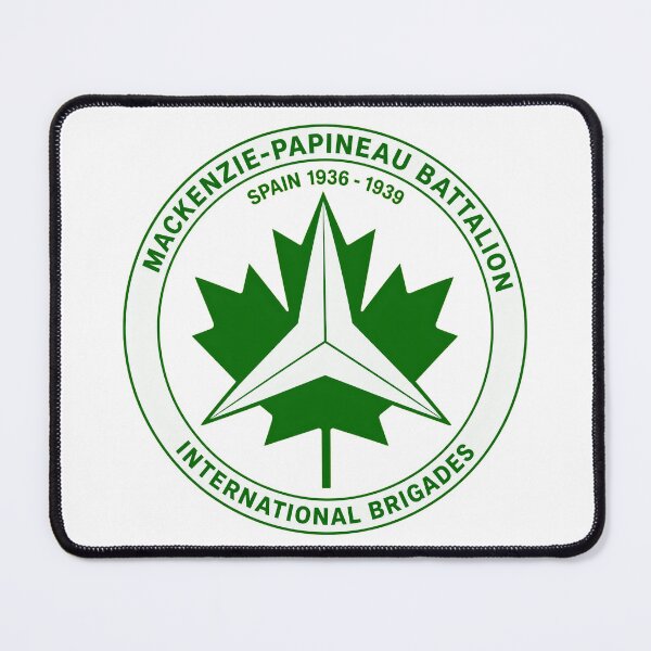 Item preview, Mackenzie Papineau Battalion International Brigades Antifascist Emblem Print designed and sold by PinUpPizzazz.