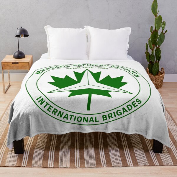 Item preview, Mackenzie Papineau Battalion International Brigades Antifascist Emblem Print designed and sold by PinUpPizzazz.