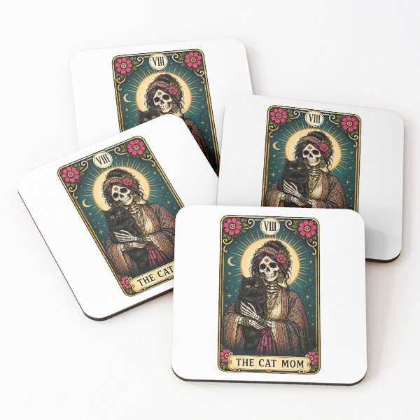 Item preview, Cat Mom Tarot Card Gift for Crazy Cat Lady Women designed and sold by Vibrantdream.
