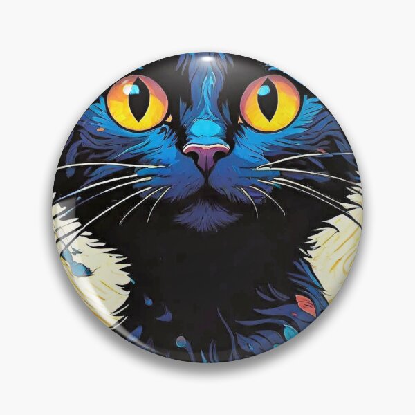 Item preview, A I GOOFY BLACK CAT designed and sold by DeniseFFulmer12.