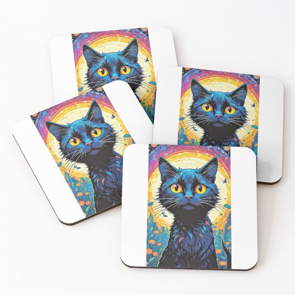 Item preview, A I GOOFY BLACK CAT designed and sold by DeniseFFulmer12.