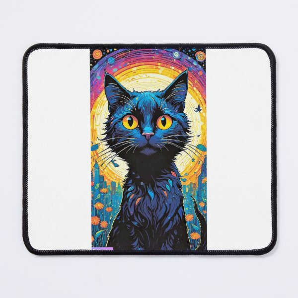 Item preview, A I GOOFY BLACK CAT designed and sold by DeniseFFulmer12.