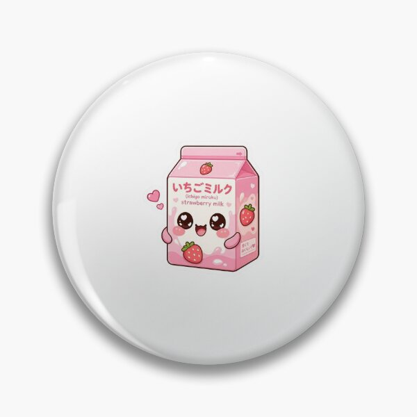 Item preview, Kawaii Strawberry Milk Carton Japanese Sticker designed and sold by BeYourself321.