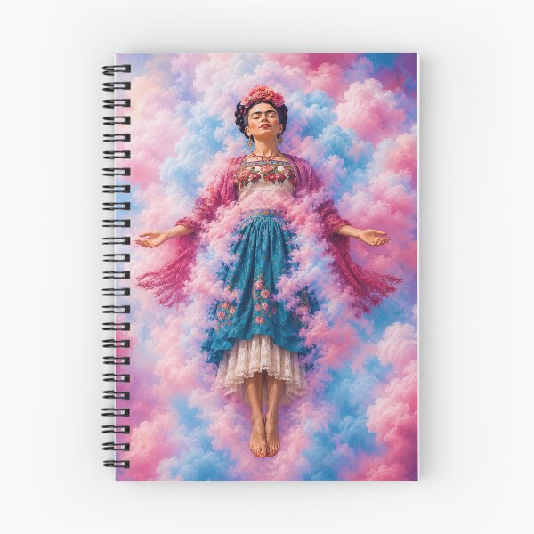 Item preview, Floating Frida in Cotton Candy Clouds designed and sold by reggiemercedes.