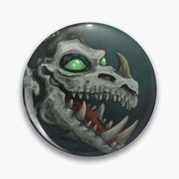 Item preview, Boneknapper painting designed and sold by RootSpellStudio.