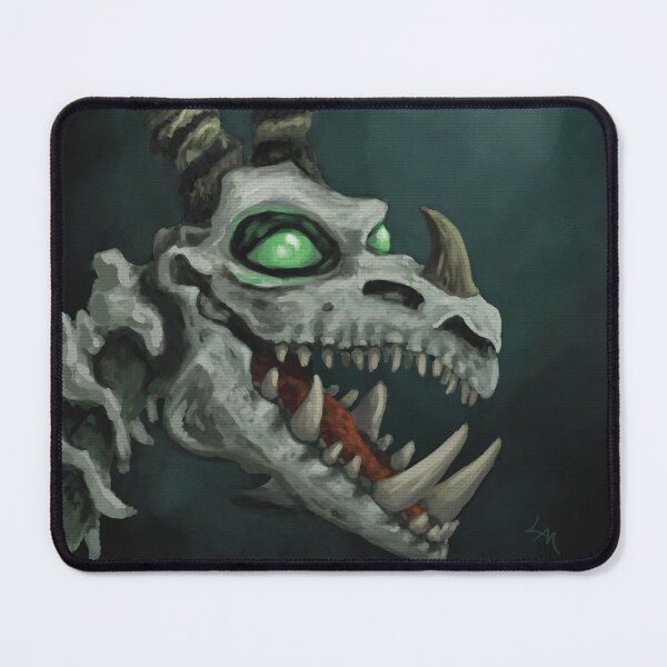 Item preview, Boneknapper painting designed and sold by RootSpellStudio.