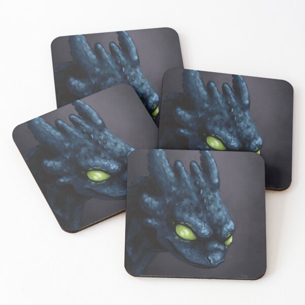 Item preview, Night fury painting designed and sold by RootSpellStudio.
