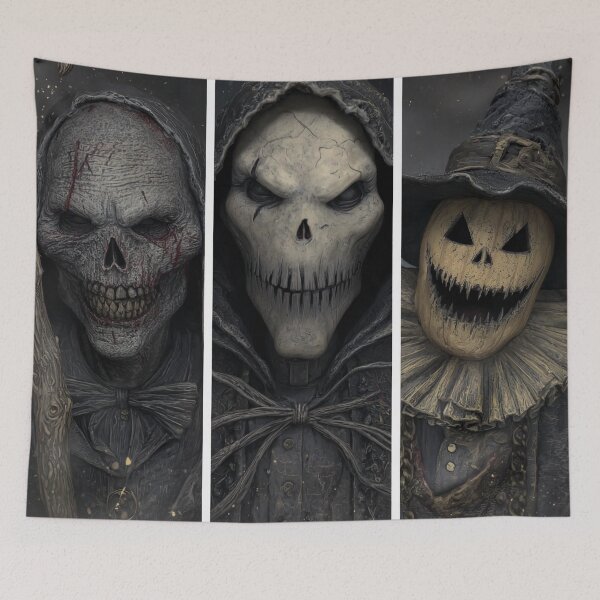 Item preview, Halloween Monsters with Pumpkin and Witch Hat designed and sold by SweetLilith.