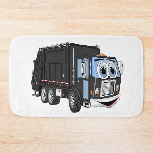 Item preview, Black Garbage Truck Cartoon designed and sold by Scott Hayes.