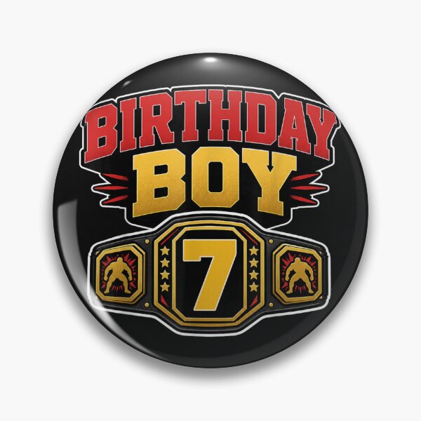 Item preview, Kids 7th Birthday Boy Wrestling Belt Wrestle 7 Year Old Boys designed and sold by LillyDalgarno.