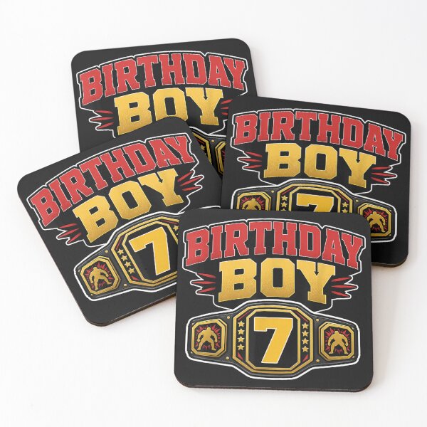 Item preview, Kids 7th Birthday Boy Wrestling Belt Wrestle 7 Year Old Boys designed and sold by LillyDalgarno.