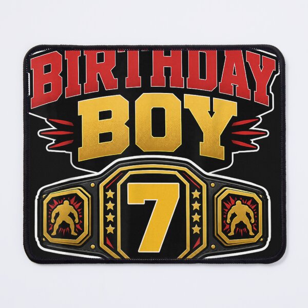 Item preview, Kids 7th Birthday Boy Wrestling Belt Wrestle 7 Year Old Boys designed and sold by LillyDalgarno.