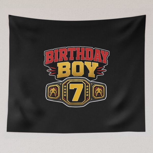Item preview, Kids 7th Birthday Boy Wrestling Belt Wrestle 7 Year Old Boys designed and sold by LillyDalgarno.