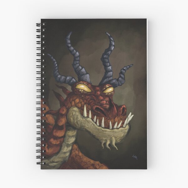 Item preview, Monstrous nightmare painting designed and sold by RootSpellStudio.