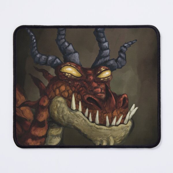 Item preview, Monstrous nightmare painting designed and sold by RootSpellStudio.