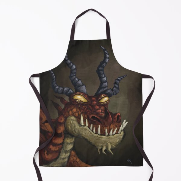 Item preview, Monstrous nightmare painting designed and sold by RootSpellStudio.