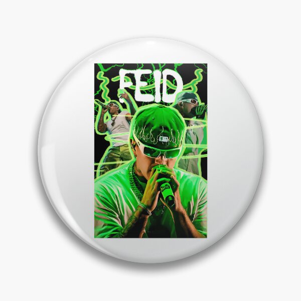 Item preview, Feid Neon Aesthetic Music Art  Vibrant Green Concert Style Design designed and sold by zak-imasasag.