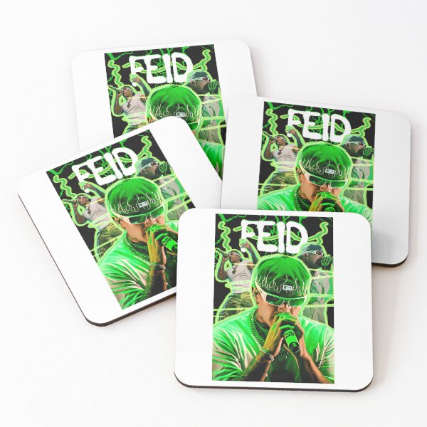 Item preview, Feid Neon Aesthetic Music Art  Vibrant Green Concert Style Design designed and sold by zak-imasasag.