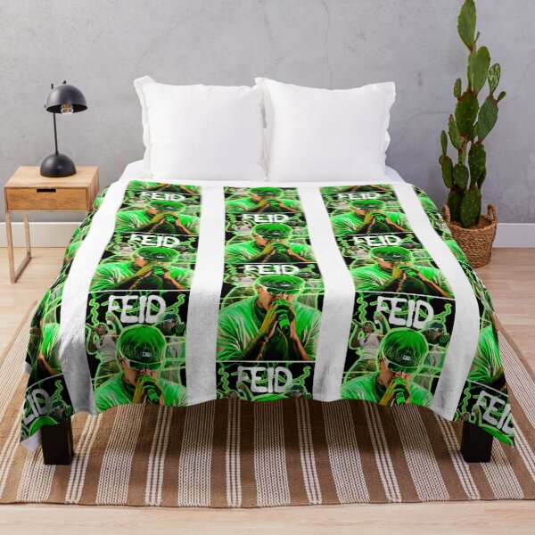 Item preview, Feid Neon Aesthetic Music Art Vibrant Green Concert Style Design designed and sold by zak-imasasag.