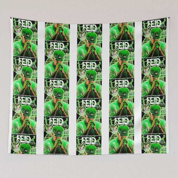 Item preview, Feid Neon Aesthetic Music Art  Vibrant Green Concert Style Design designed and sold by zak-imasasag.