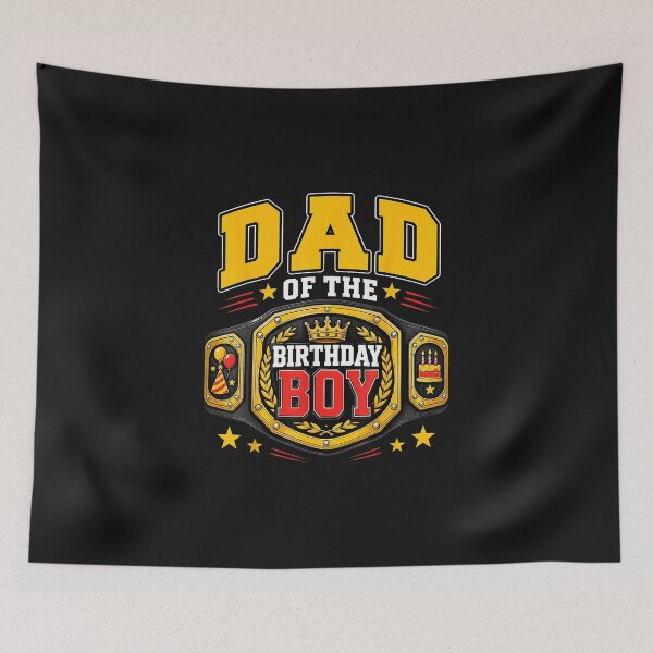 Item preview, Dad of the Birthday Boy Wrestling Belt Kids Bday Party designed and sold by LillyDalgarno.
