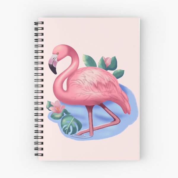 Item preview, Pink flamingo on lake sticker designed and sold by tornasolhaze.
