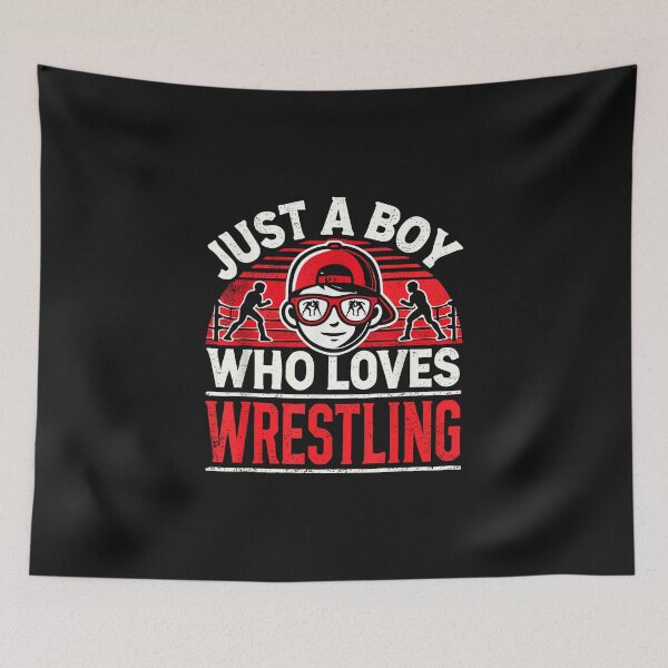Item preview, Wrestling | Just A Boy Who Loves Wrestling, Boys & Kids designed and sold by LillyDalgarno.