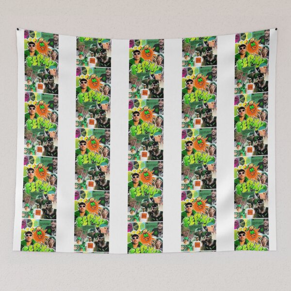 Item preview, Feid Urban Collage Aesthetic  Green Vibe Latin Street Art designed and sold by zak-imasasag.