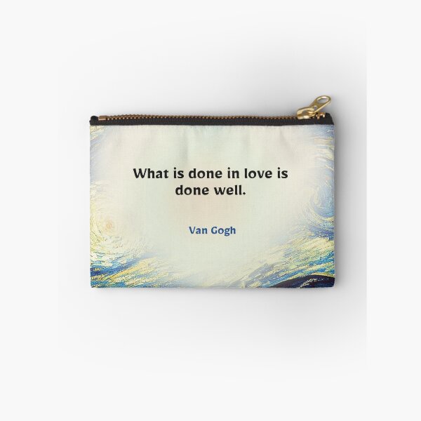 Item preview, Vincent van Gogh Quote Poster | What Is Done in Love Is Done Well | Inspirational Wall Art designed and sold by Poeticrituation.