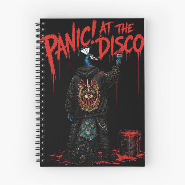 Item preview, Panic At The Disco Peacock Gothic Graffiti Art designed and sold by ZHISUART.