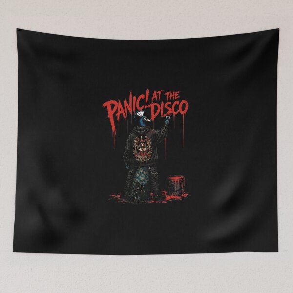 Item preview, Panic At The Disco Peacock Gothic Graffiti Art designed and sold by ZHISUART.