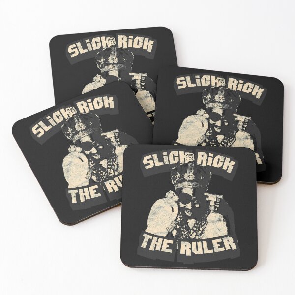 Item preview, Slick Rick The Ruler Monochrome Hip Hop Portrait designed and sold by MuseHaven.