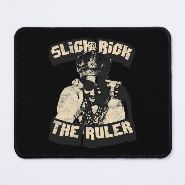 Item preview, Slick Rick The Ruler Monochrome Hip Hop Portrait designed and sold by MuseHaven.