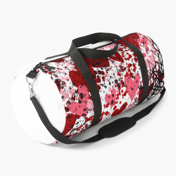 Item preview, Love in the Static - Grunge Red & Pink Heart Pattern designed and sold by TheArtOfTreble.