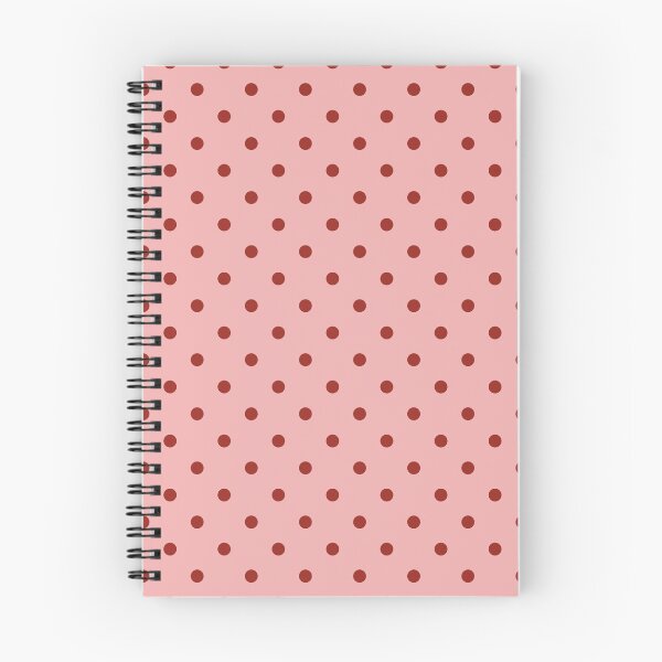 Item preview, Light Pink and Rust Red Polka Dots | Vintage Pink and Terracotta Dotty Pattern | Rust Cherry Cola and Pink Lemonade Polka Dots Seamless Pattern | Pastel Pink and Deep Rust Dots designed and sold by VivaFy.