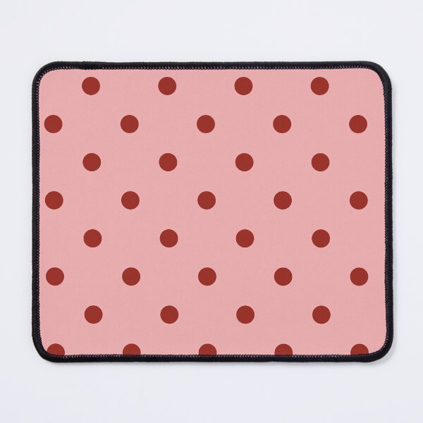 Item preview, Light Pink and Rust Red Polka Dots | Vintage Pink and Terracotta Dotty Pattern | Rust Cherry Cola and Pink Lemonade Polka Dots Seamless Pattern | Pastel Pink and Deep Rust Dots designed and sold by VivaFy.