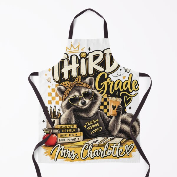 Item preview, Third Grade Teacher Raccoon Shirt – Cute Raccoon Teacher, 3rd Grade Teacher Gift, Elementary School Teacher, Classroom Teacher, Mrs Charlotte Teacher Design designed and sold by MOELYA.